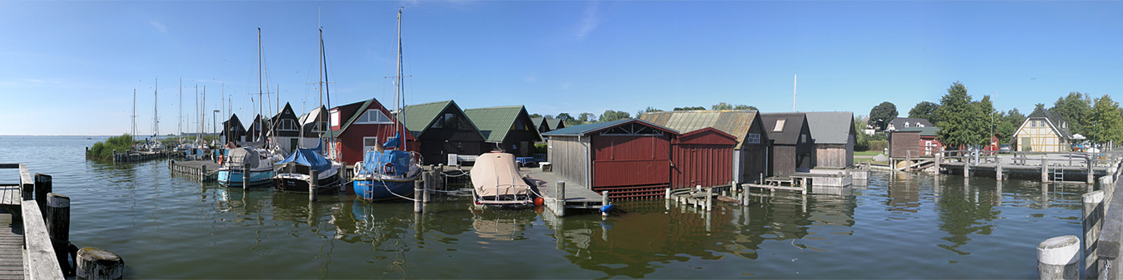 Panorama: Althagen Bootshäuser - Motivnummer: fdz-ahr-08
