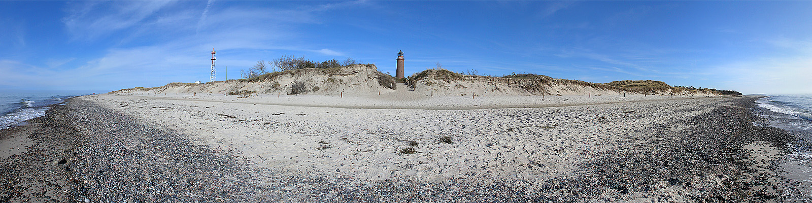 Panorama: Darßer Ort Leuchtturm - Motivnummer: fdz-ort-01
