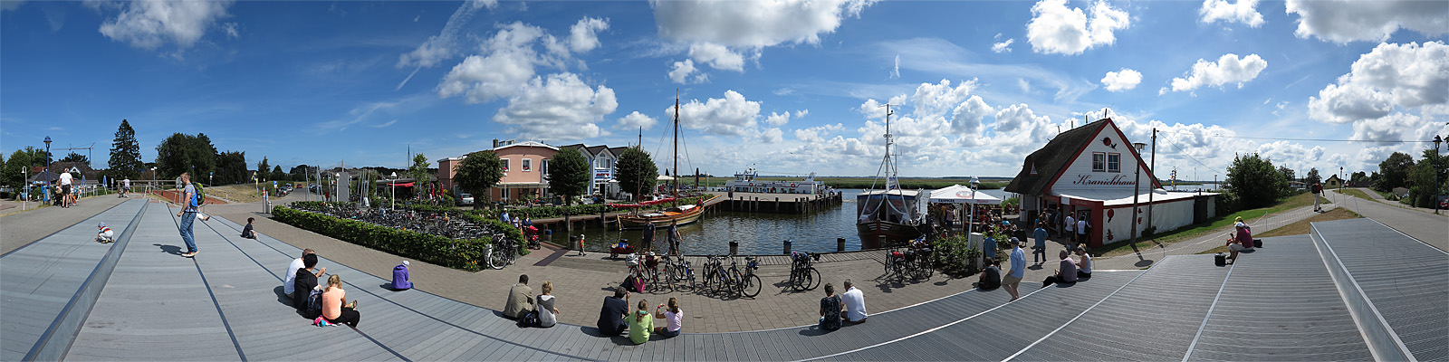 Panorama: Zingst Hafen - Motivnummer: fdz-zin-07