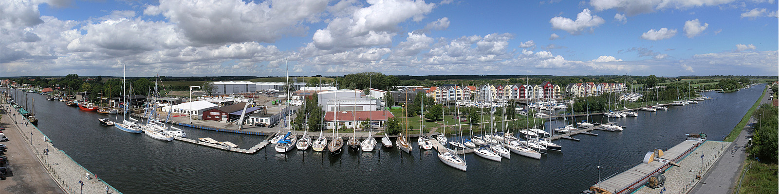 Panorama: Greifswald Blick vom alten Speicher - Motivnummer: hgw-ryc-02