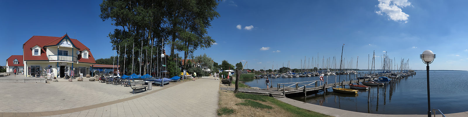 Panorama: Rerik Hafenpromenade - Motivnummer: ost-rer-03