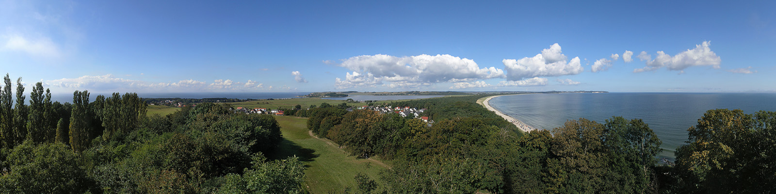 Panorama: Thiessow Blick vom Lotsenturm - Motivnummer: rug-mon-01
