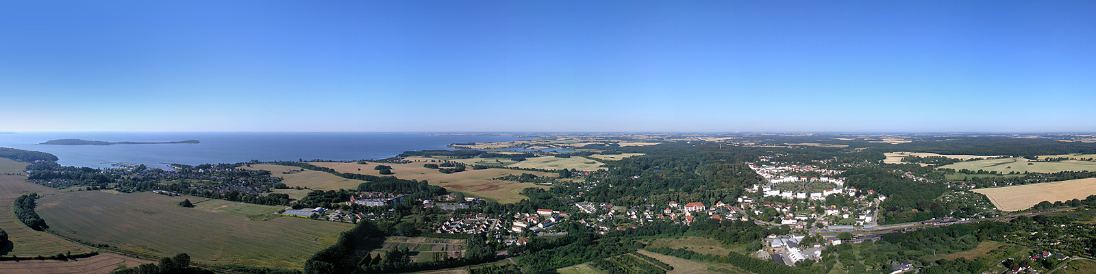 Panorama: Putbus Luftbild - Motivnummer: rug-put-100
