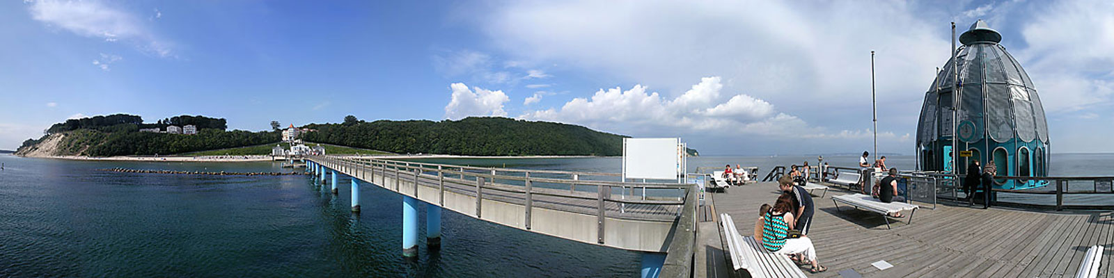 Panorama: Sellin Seebrücke Tauchgondel - Motivnummer: rug-sel-04