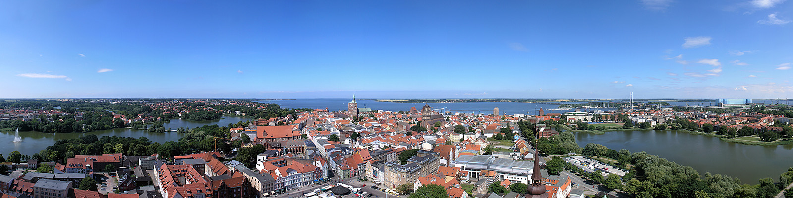 Panorama: Stralsund Blick von St. Marien - Motivnummer: hst-alt-05