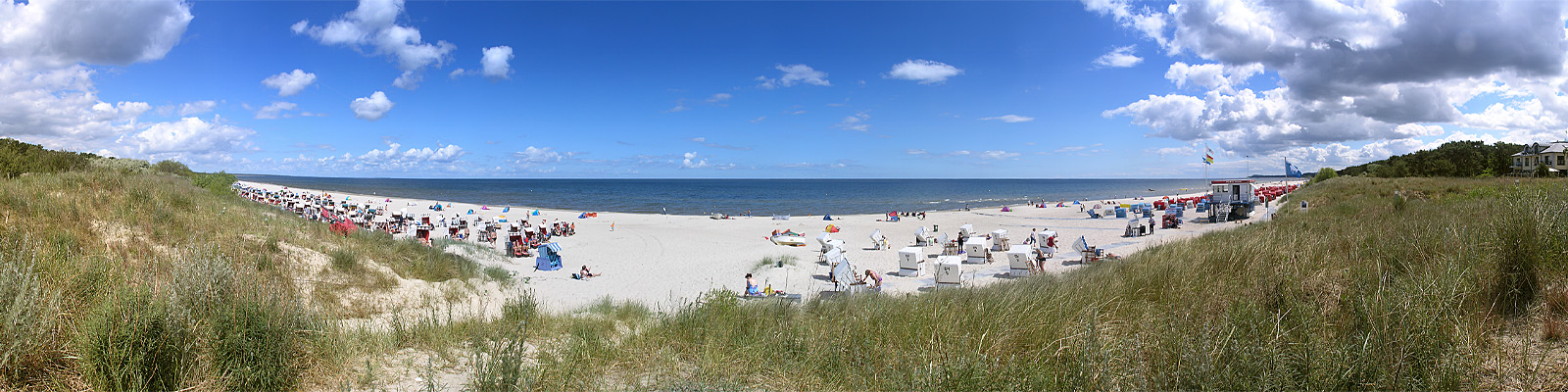 Panorama: Trassenheide Strand - Motivnummer: use-tra-03
